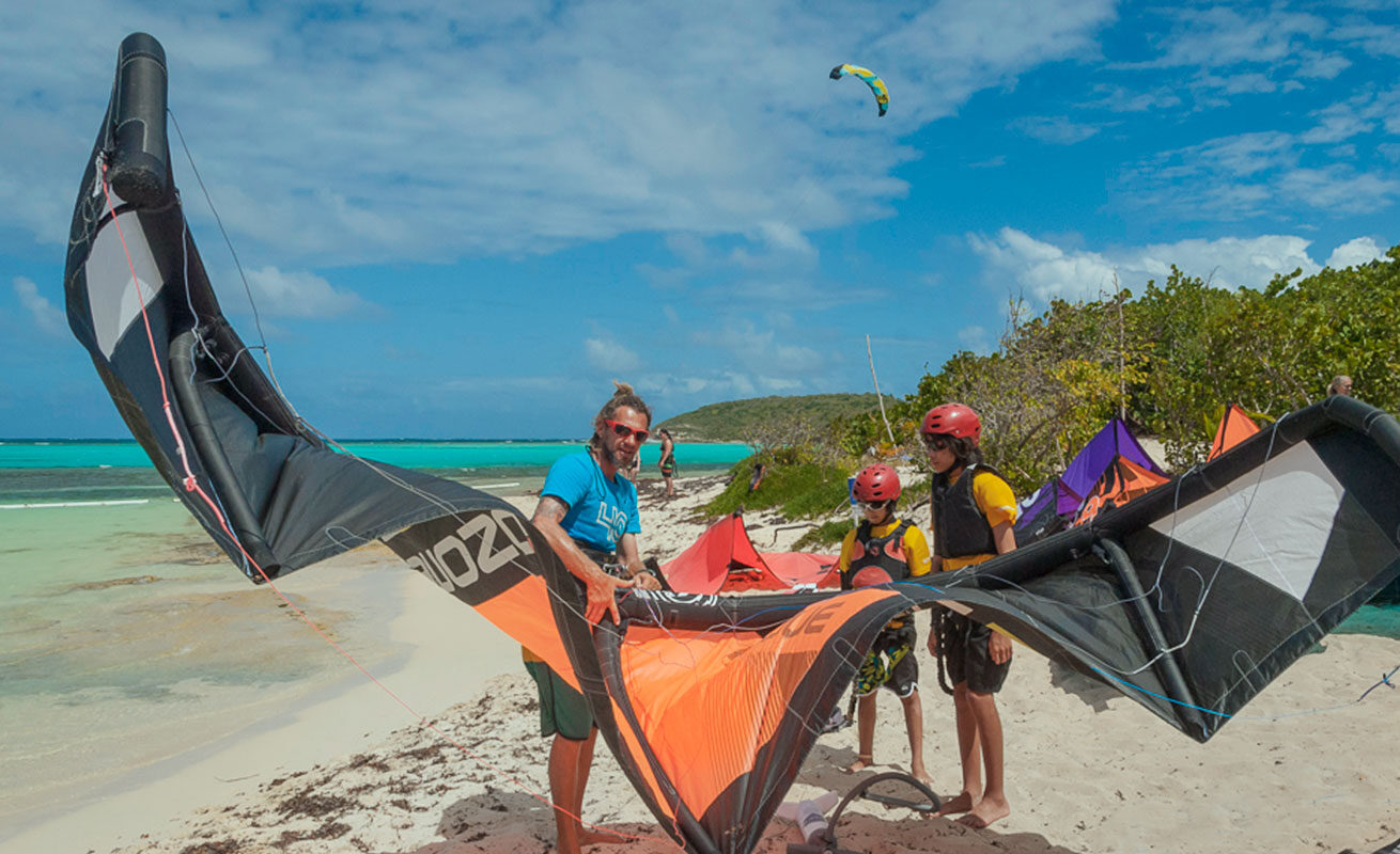 kitesurf lesson for kids